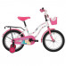 Велосипед 12 Novatrack Tetris розовый, АКЦИЯ!!!
тормоз ножной,крылья цвет.,багажник чёрный., перед.корзина, полная защита цепи