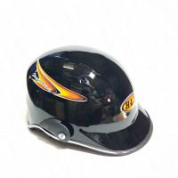 Шлем  мотоциклетный Helmet H-L-N маленьк чёрный