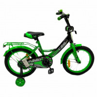 Велосипед 16 OSCAR TURBO Black-GREEN (черный/зеленый) 2021