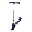 Самокат-снегокат 2в1 TT CITY SCOOTER 2022 (фиолетовый)