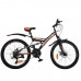 Велосипед 20  Rook TS240D, чёрный/оранжевый TS240D-BK/OG