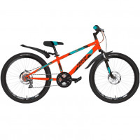 Велосипед 24 Novatrack SH6SD Extreme11OR21  оранжевый