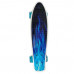 Скейтборд  Ecoline ULSTER (6) пластиковый синий огонь