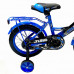 Велосипед 12 OSCAR TURBO Black-Blue (черный/синий) 2021
