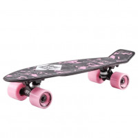 Скейтборд  ТТ Kiwi 22 black/pink 1/4 TSL-401P