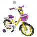 Велосипед 16 OSCAR KITTY 2023 желтый/фиолетовый