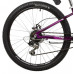 Велосипед 24 Novatrack AHD NOVARA 13VL22, фиолетовый, алюминевый, 18скоростей