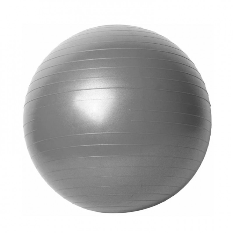 Мяч  гимнастический, пластизоль 55см, 600г.,серый, 25619-57 с