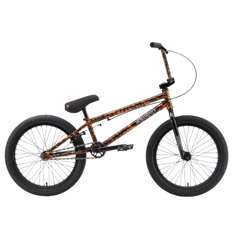 Велосипед трюкавой 20 TT Grasshoper оранжево-чёрный 2022