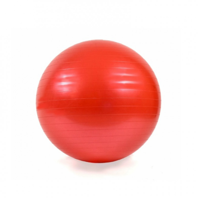 Мяч  гимнастический, пластизоль 45см,красный, 25619-56с