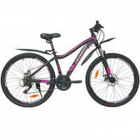 Велосипед 26 Nameless J6500DW-BK/PR-17 чёрный/фиолетовый