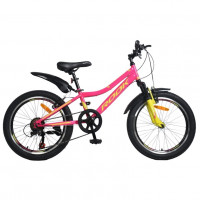 Велосипед 20  Rook MS200W, розовый/зелёный MS200W-PK/GN