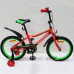 Велосипед 16  AVENGER SUPER STAR, красный/зеленый