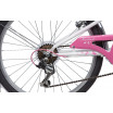 Велосипед 24 Novatrack SH6V.BUTTERFLY.11PN22   розовый.6-скор.
