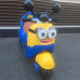 Электромотоцикл детский 41123 желто-синий
