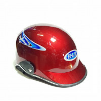 Шлем  мотоциклетный Helmet H-L-N маленьк красный
