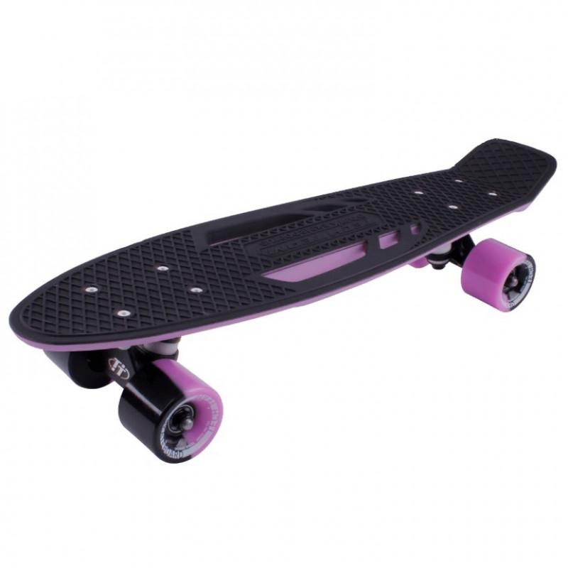 Скейтборд  ТТ  Shark 22  purple/black 1/4 TSL-405M пластик