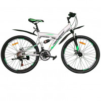 Велосипед 26 Nameless V6200D-GR/GN(21), серый/зелёный