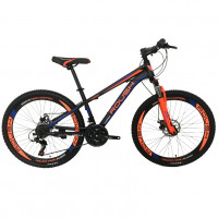 Горный велосипед 26 Roush 26MD200-1 синий/оранжевый матовый