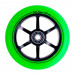 Колесо  110*24мм X-Treme  для самоката, 6ST green