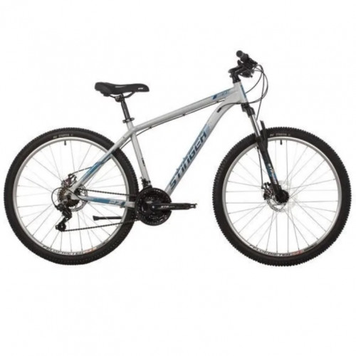 Велосипед 27,5 Stinger AHD.ELEMETE STD.18GR2 , серый, алюминий