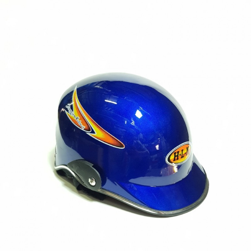 Шлем  мотоциклетный Helmet H-L-N маленьк синий