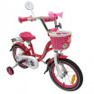 Велосипед 12 OSCAR KITTY розовый/белый  АКЦИЯ!!!
