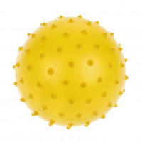 Мяч   пластизоль, ёжик 18см,  жёлтый СА-27