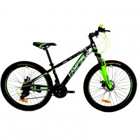Велосипед 26 HYPE 26MD300-3 зелёный/чёрный матовый