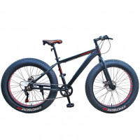 Велосипед 26 Fat bike Avenger C262D-17 чёрный (2021)
