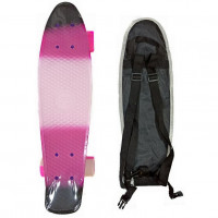 Скейтборд  ТТ Multicolor 22 pink/black 1/4 TLS-401M