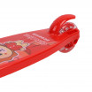 Детский самокат 3-х колесный 59006-4 красный Львенок от 2-х лет