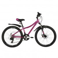 Велосипед 24 Novatrack AHD.KATRINA.10GPN20  розовый (металик)