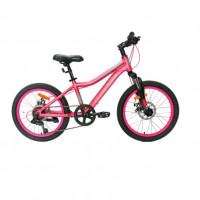 Велосипед 20 Nameless S2200DW-PN/GR-12  розовый/серый 12