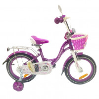 Велосипед 14 OSCAR KITTY фиолетовый/белый