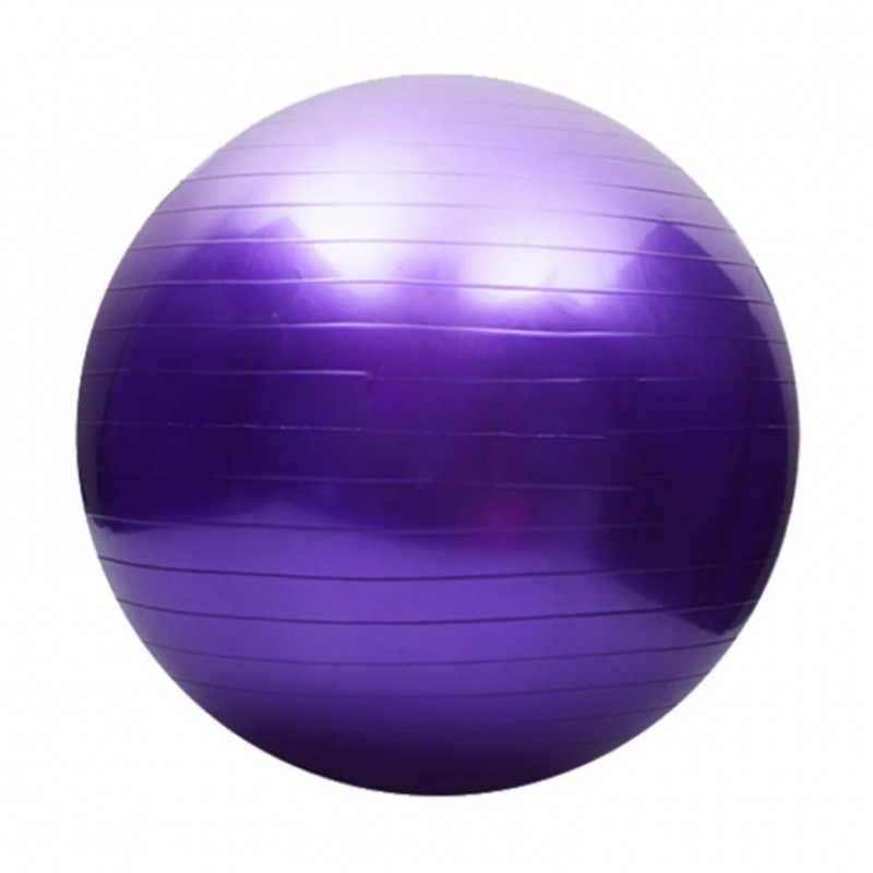 Мяч  гимнастический, пластизоль 55см, 600г.,фиолетовый, 25619-57 с