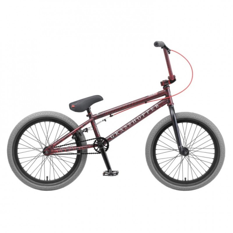 Велосипед трюковой 20 TT Grasshoper красно-серый