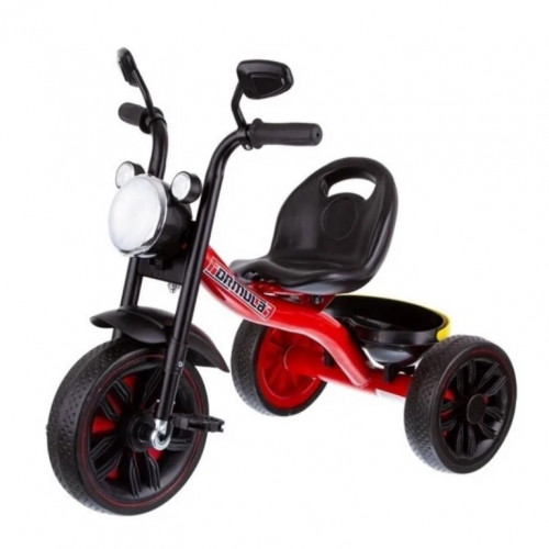 Детский 3-х колёсный велосипед F8R чёрно-красный