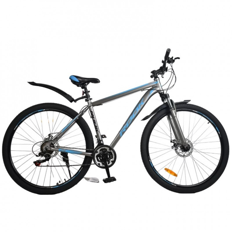 Велосипед 29  Rook MA290D, серый/синий MA290D-GY/BU