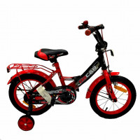 Велосипед 12 OSCAR TURBO Black-Red (черный/красный) 2021