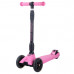 Детский самокат TT TIGER Plus 2022 pink, со светящимися колесами   АКЦИЯ!!!