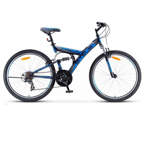 Велосипед 26  Stels Fokus V030  18ск. т.-синий/синий (2021)