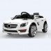 Электромобиль детский Mercedes-Benz S698WE цвет: белый  6V4,5AH*2, 2 мотора, р-у 2,4GHz, свет/звук, mp3, USB, открывается двери, размер 88*58*39,