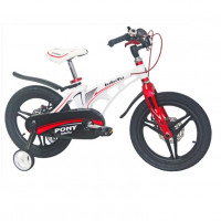 Велосипед 18 Bibitu PONY D белый/красный