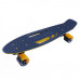Скейтборд  ТТ  Shark 22  blue/yellow 1/4 TSL-405M пластик