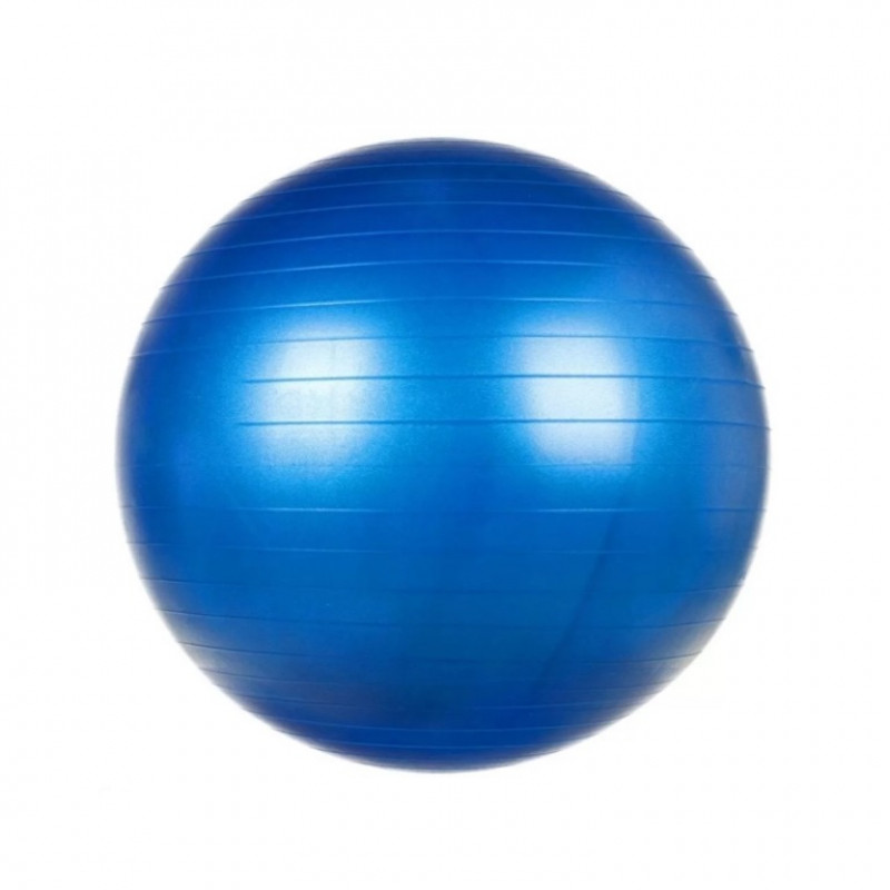 Мяч  гимнастический, пластизоль 45см,синий, 25619-56с
