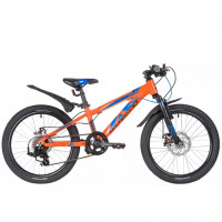 Велосипед 20 Novatrack AH7D.EXTREME.OR20 ,оранжевый, алюм., 7 скоростей, Shimano/MICROSHIT DISK