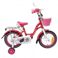 Велосипед 14 OSCAR KITTY розовый/белый