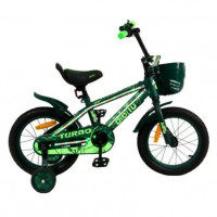 Велосипед 12 Bibitu Turbo,зелёный
