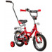 Велосипед 12 Novatrack 124URBAN.RD9 ,красный, полная защита цепи, тормоз ножной